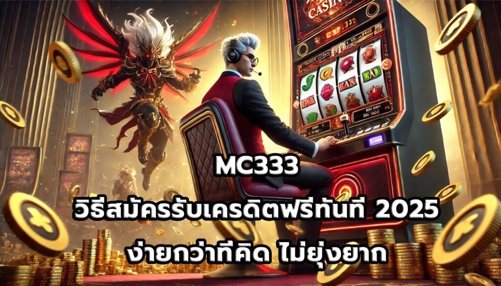 MC333 วิธีสมัครรับเครดิตฟรีทันที 2025 ง่ายกว่าที่คิด ไม่ยุ่งยาก